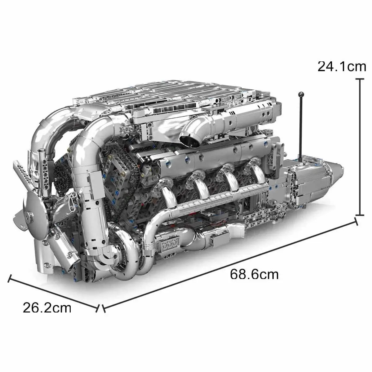 Mould King V8 Twin-Turbo Engine 10168 6972316269881