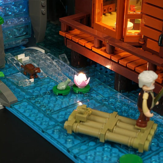 LUMIBRICKS - FUNWHOLE Waterfall Cabin L9083 X004PAHD4D