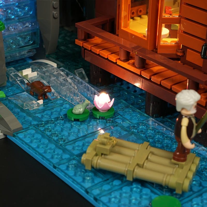 LUMIBRICKS - FUNWHOLE Waterfall Cabin L9083 X004PAHD4D