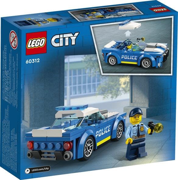 Toys & Games > Toys > Construction Toys > Interlocking Blocks > LEGO > LEGO City Lego City 60312 Police Car Buildable Toy Playset for Ages 5 and Up 673419359214