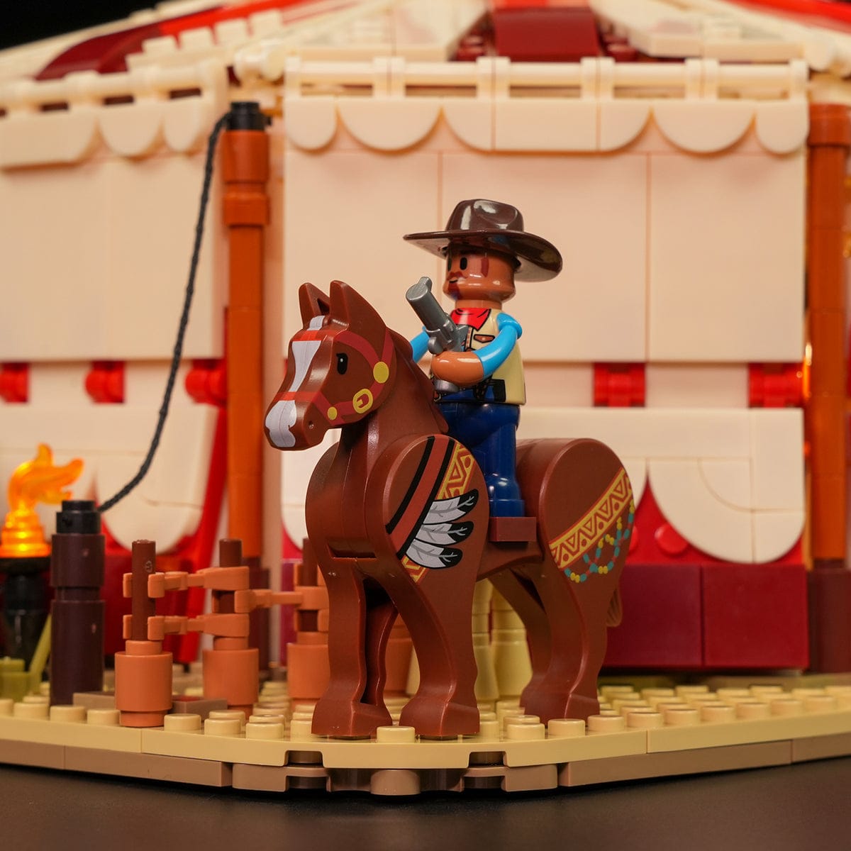 LUMIBRICKS - FUNWHOLE Western Travelling Circus L9079 X004O1AMNH