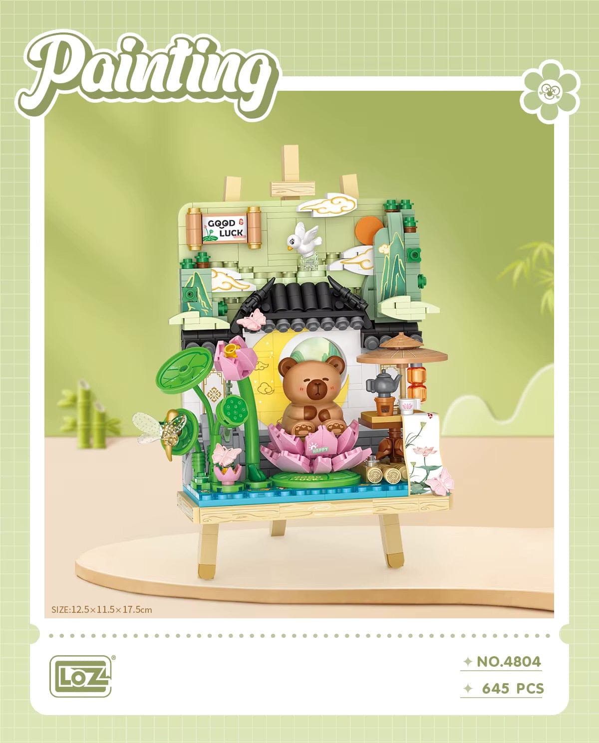LOZ Lotus Garden Painting Easel 4804 6932691948047