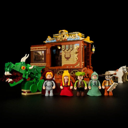 LUMIBRICKS - FUNWHOLE Medieval Troupe Carriage L9063 X004PAQ9DJ