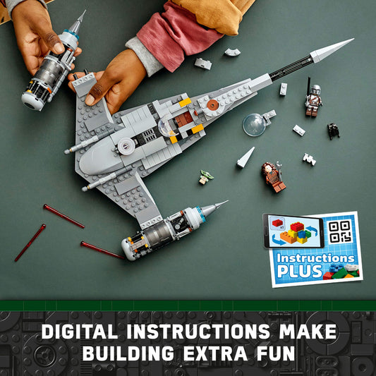 Toys & Games > Toys > Construction Toys > Interlocking Blocks > LEGO > LEGO Star Wars Lego Star Wars 75325 The Mandalorian’s N-1 Starfighter for Ages 9 & Up 5702017155517