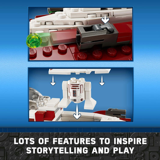 Toys & Games > Toys > Construction Toys > Interlocking Blocks > LEGO > LEGO Star Wars Lego Star Wars 75333 Obi-Wan Kenobi’s Jedi Starfighter for Ages 7 & Up 673419357531