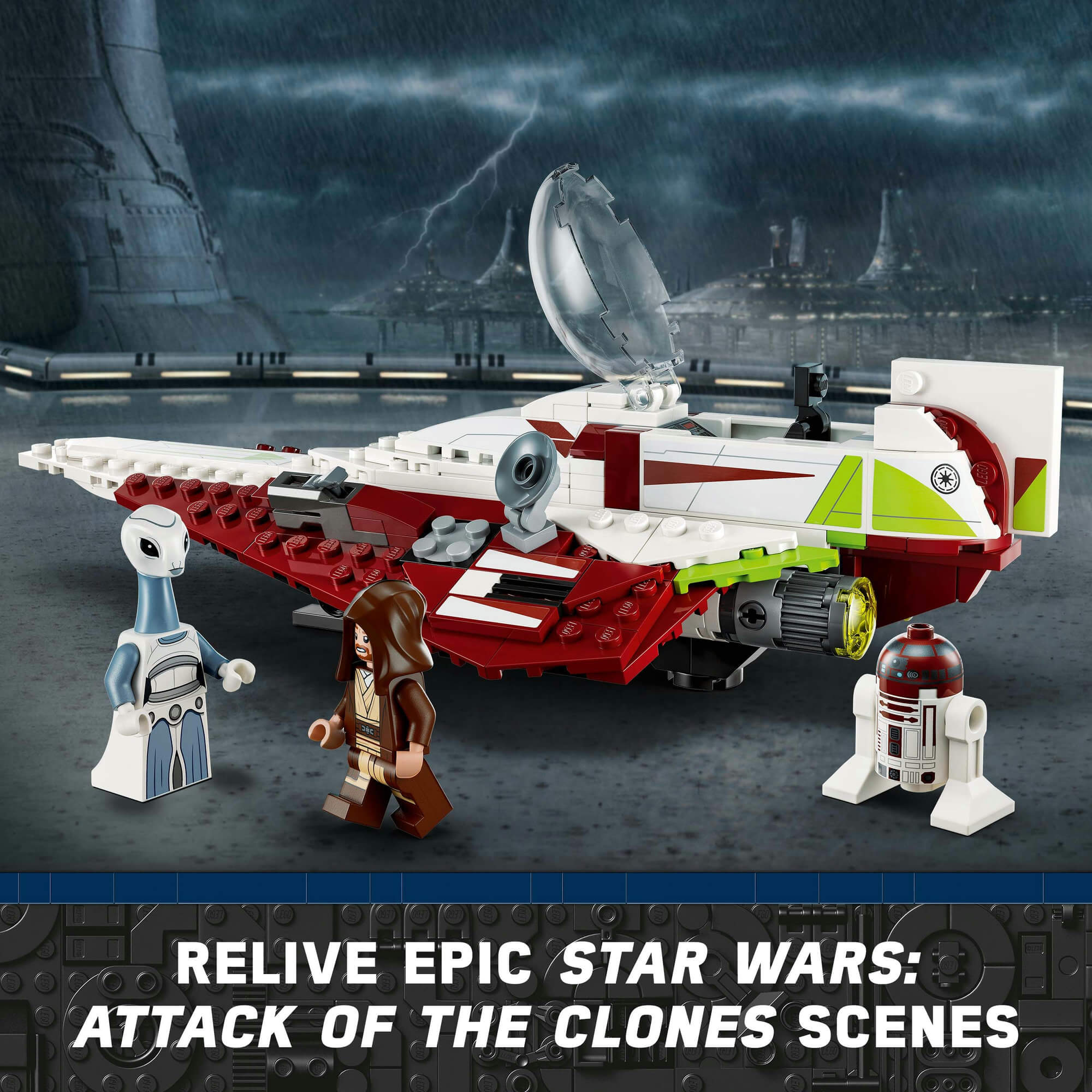 Toys & Games > Toys > Construction Toys > Interlocking Blocks > LEGO > LEGO Star Wars Lego Star Wars 75333 Obi-Wan Kenobi’s Jedi Starfighter for Ages 7 & Up 673419357531