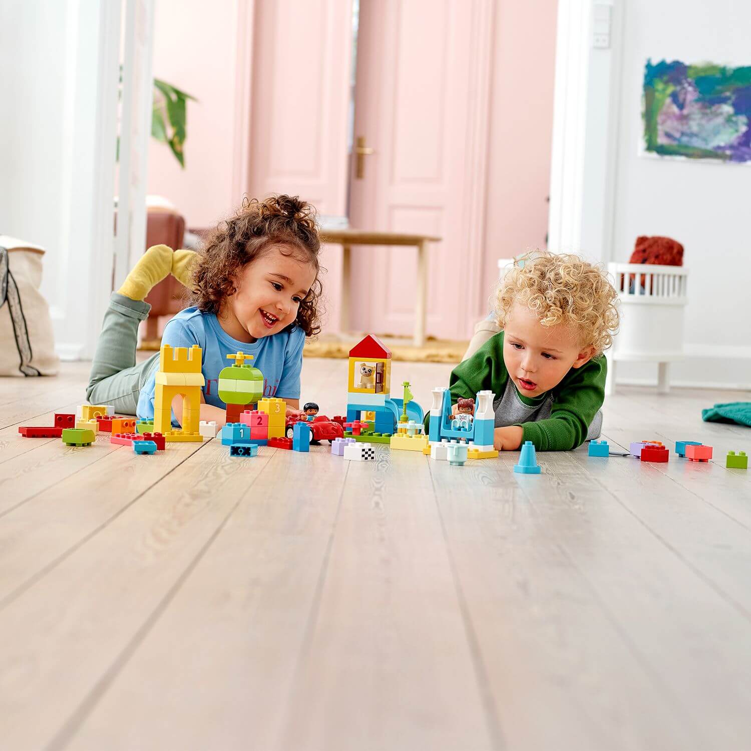 Toys & Games > Toys > Construction Toys > Interlocking Blocks > LEGO > LEGO Duplo Lego Duplo 10914 Deluxe Brick Box for Children Ages 18 Months and Up 5702016617757