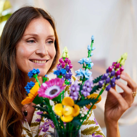 Toys & Games > Toys > Construction Toys > Interlocking Blocks > LEGO > LEGO Icons Lego Botanicals 10313 Wildflower Bouquet Set for Adults Ages 18 and Up 5702017416663