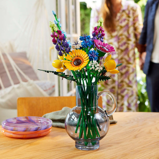 Toys & Games > Toys > Construction Toys > Interlocking Blocks > LEGO > LEGO Icons Lego Botanicals 10313 Wildflower Bouquet Set for Adults Ages 18 and Up 5702017416663