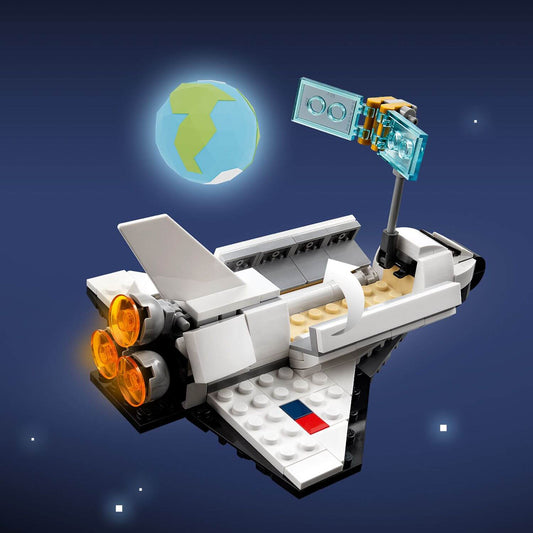 Toys & Games > Toys > Construction Toys > Interlocking Blocks > LEGO > LEGO Creator Lego Creator 3 in 1 31134 Space Shuttle Playset for Ages 6 and Up 673419373609