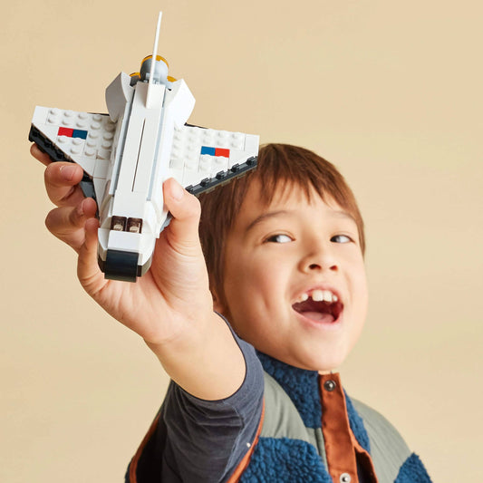 Toys & Games > Toys > Construction Toys > Interlocking Blocks > LEGO > LEGO Creator Lego Creator 3 in 1 31134 Space Shuttle Playset for Ages 6 and Up 673419373609