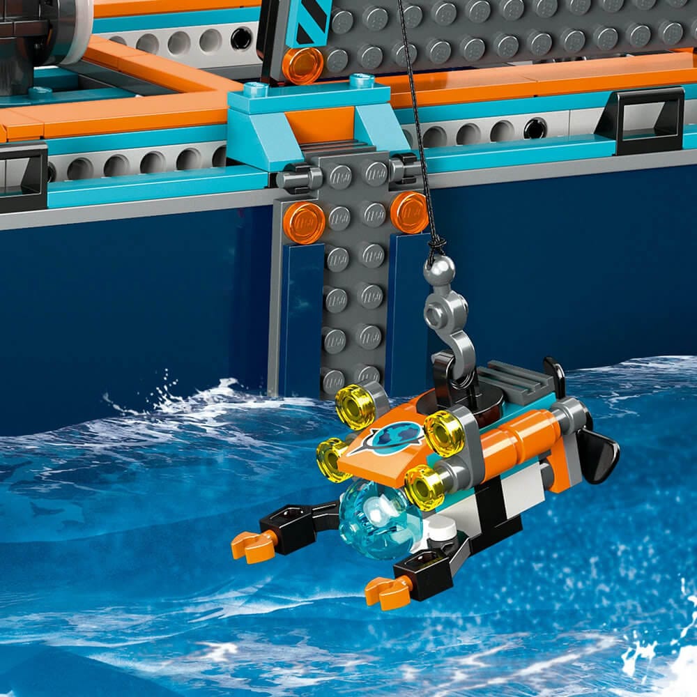 Toys & Games > Toys > Construction Toys > Interlocking Blocks > LEGO > LEGO City Lego City 60368 Artic Explorer Ship Floatable Toy Boat for Ages 7 & Up 5702017416281