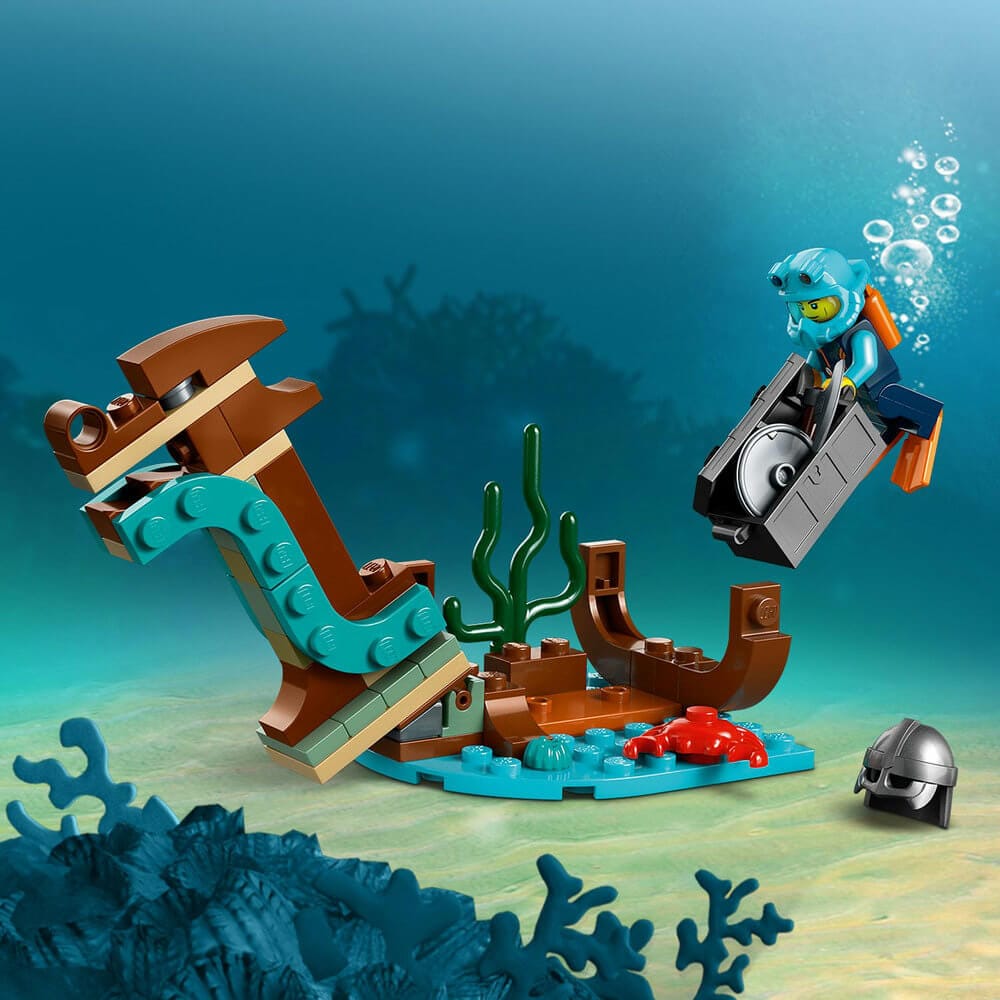 Toys & Games > Toys > Construction Toys > Interlocking Blocks > LEGO > LEGO City Lego City 60368 Artic Explorer Ship Floatable Toy Boat for Ages 7 & Up 5702017416281