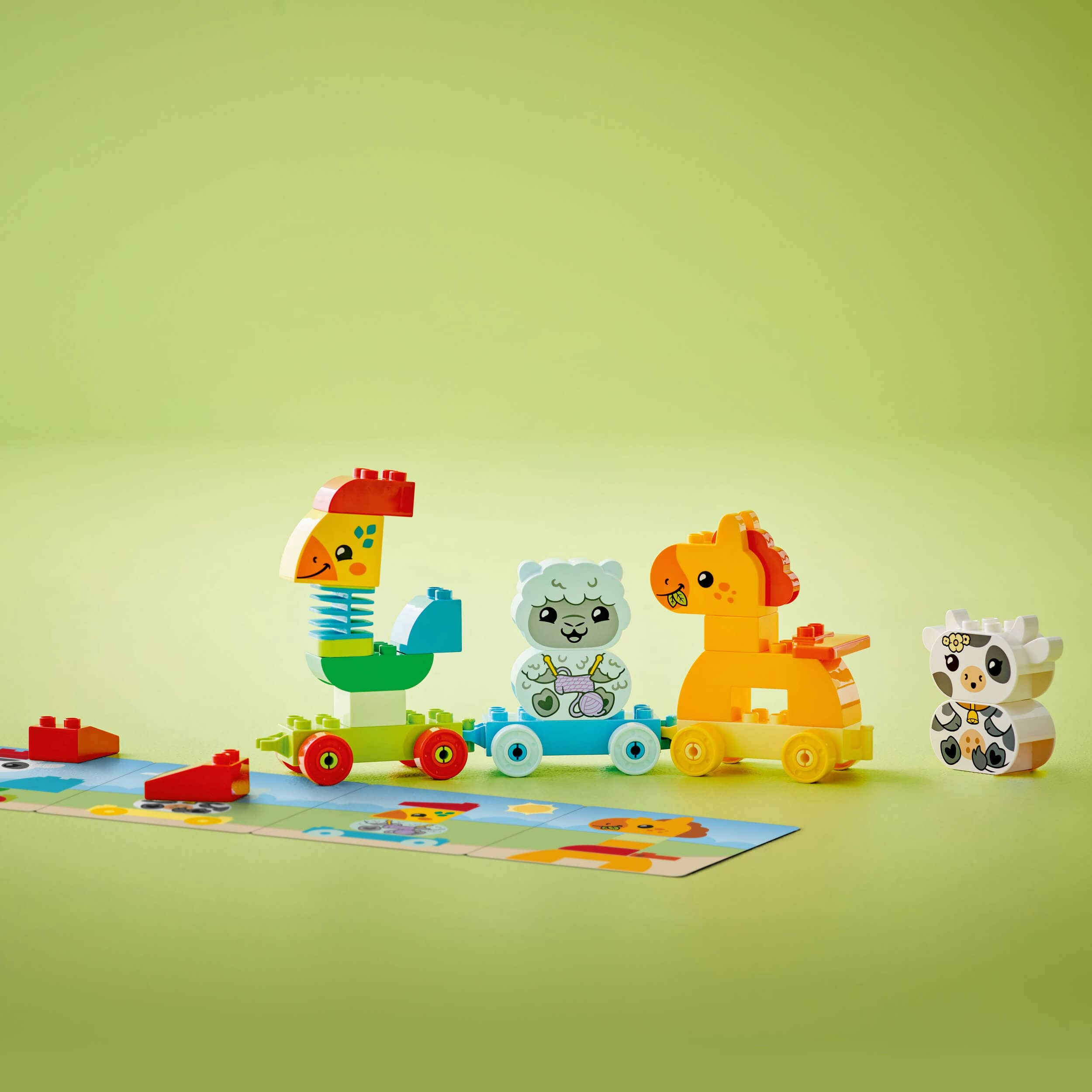 Toys & Games > Toys > Construction Toys > Interlocking Blocks > LEGO > LEGO Duplo Lego Duplo 10412 My First Animal Train Set for Ages 18 Months and Up 673419386821
