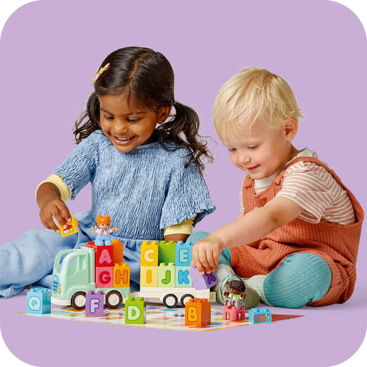Toys & Games > Toys > Construction Toys > Interlocking Blocks > LEGO > LEGO Duplo Lego Duplo Town 10421 Alphabet Truck Playset for Toddlers Ages 2 & Up 673419387477