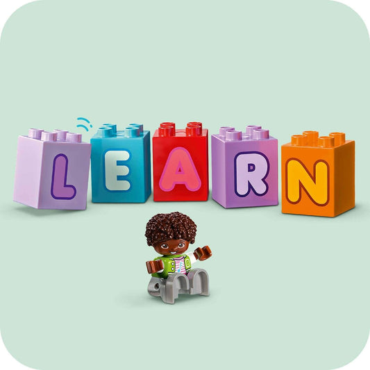 Toys & Games > Toys > Construction Toys > Interlocking Blocks > LEGO > LEGO Duplo Lego Duplo Town 10421 Alphabet Truck Playset for Toddlers Ages 2 & Up 673419387477