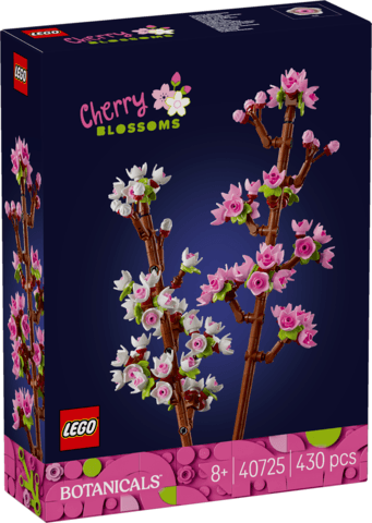 Toys & Games > Toys > Construction Toys > Interlocking Blocks > LEGO > LEGO Flowers Lego Botanicals 40725 Cherry Blossoms Building Toy Gift for Ages 8+ 5702017596976