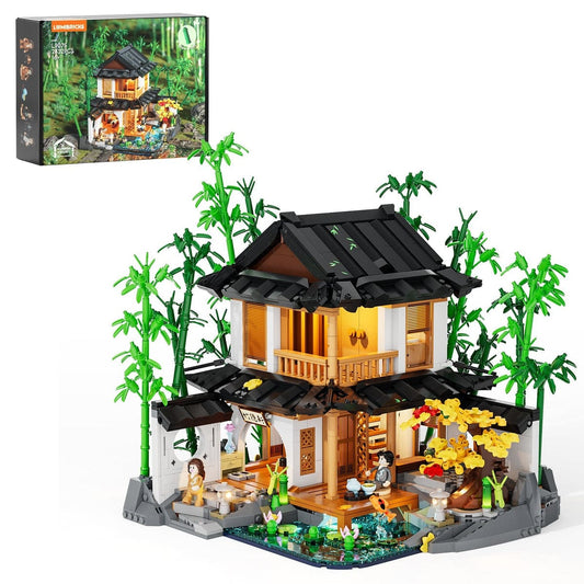 LUMIBRICKS - FUNWHOLE Bamboo House L9075 X004M56P4Z