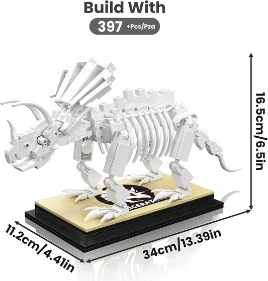 MouldKing Triceratops Dinosaur Fossil 29006 6972316261793