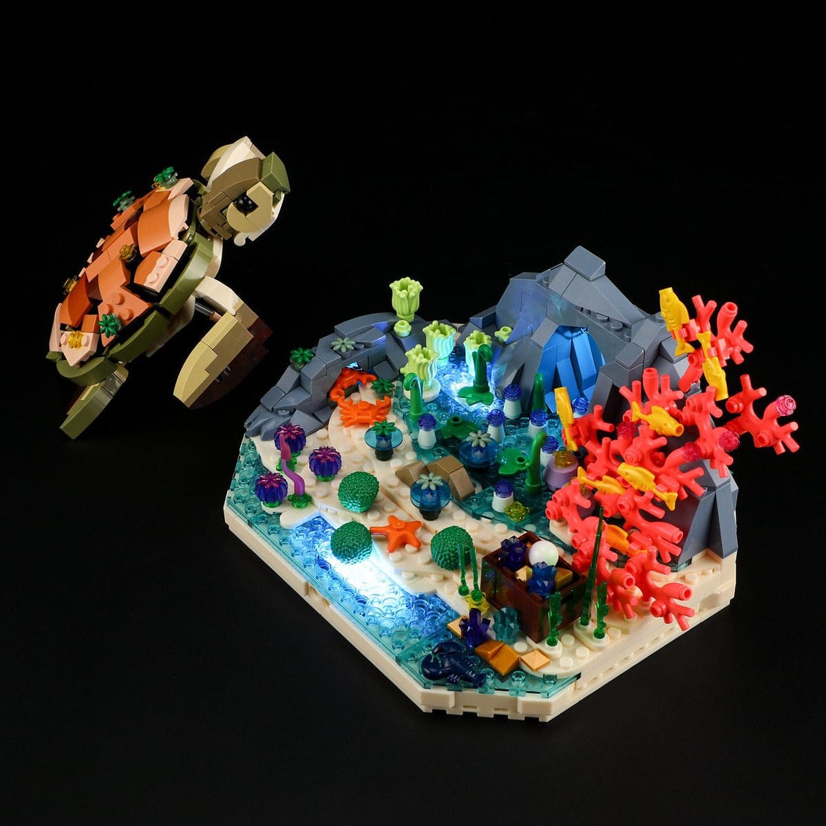 LUMIBRICKS - FUNWHOLE Turtle Reef Dream F9072 X004LGBKRR