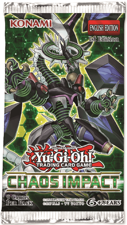 Yugioh Sealed Yu-Gi-Oh Chaos Impact Booster Pack 4012927742990
