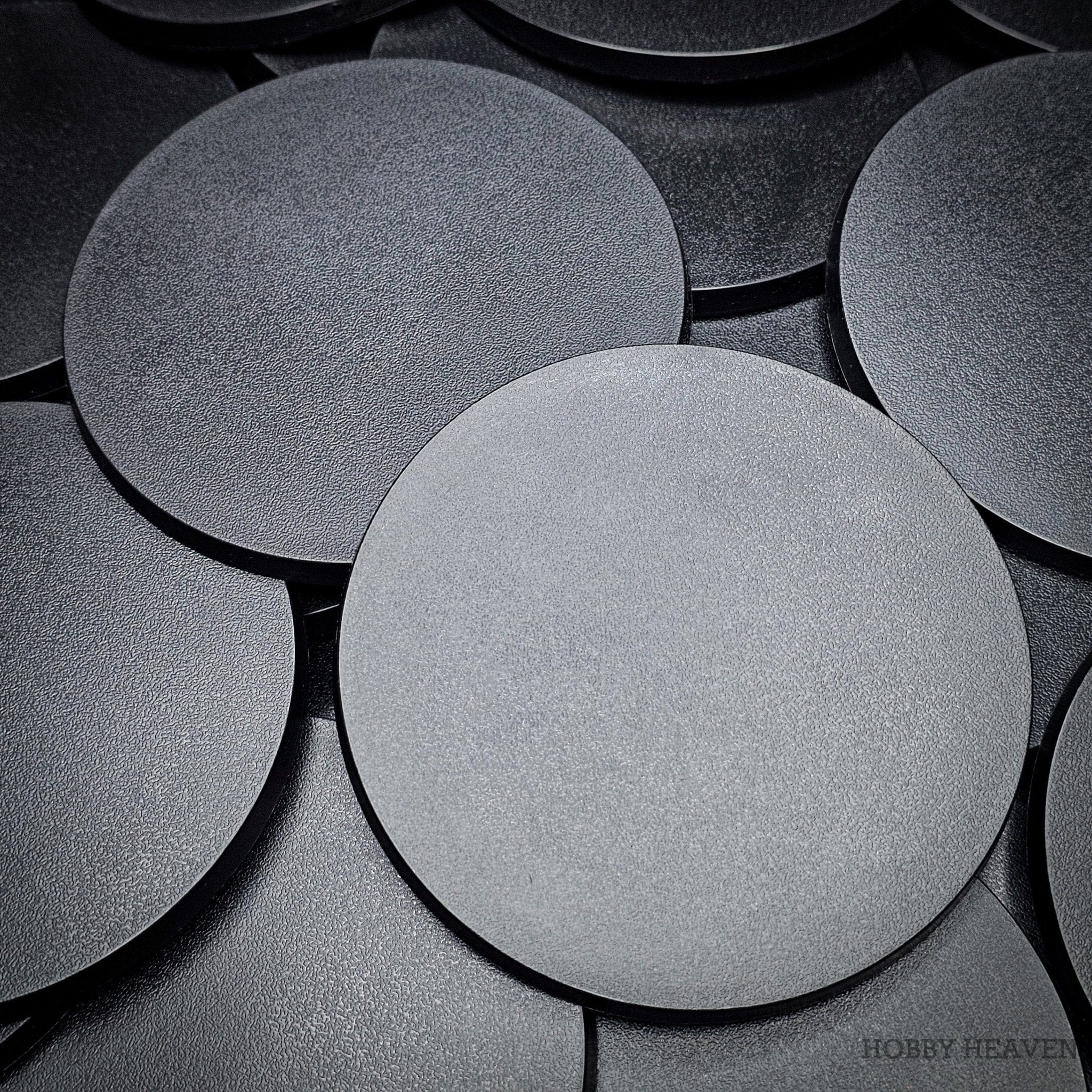Base 100mm Round Plain Plastic Bases