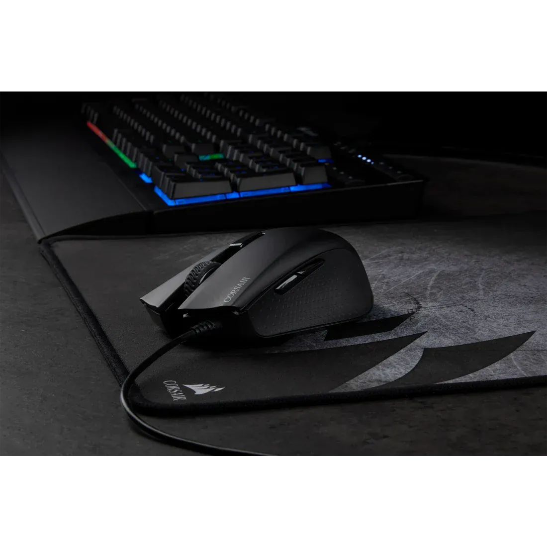 Corsair Harpoon Pro Lightweight RGB  Optical Gaming Mouse  12000 DPI and 6 Programmable Buttons 0840006606321