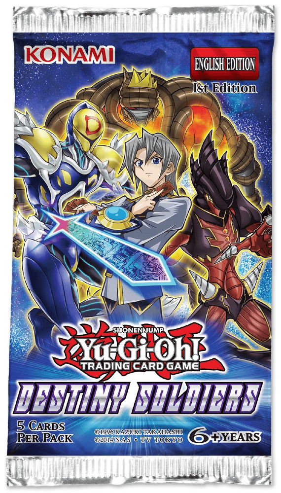 Yugioh Sealed Yu-Gi-Oh Destiny Soldiers Booster Pack 4012927541579