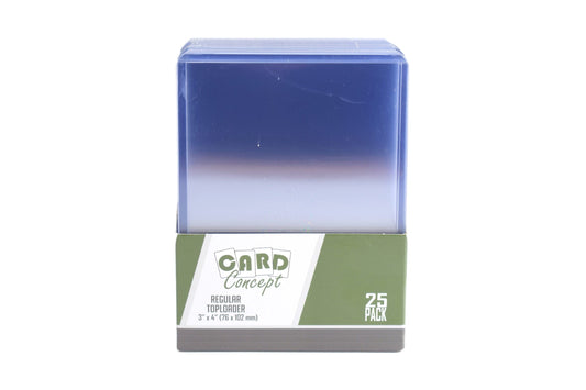Card Storage 1 Pack - 25 Individual Toploaders Card Concept Toploaders - 1 Pack 5060374143449