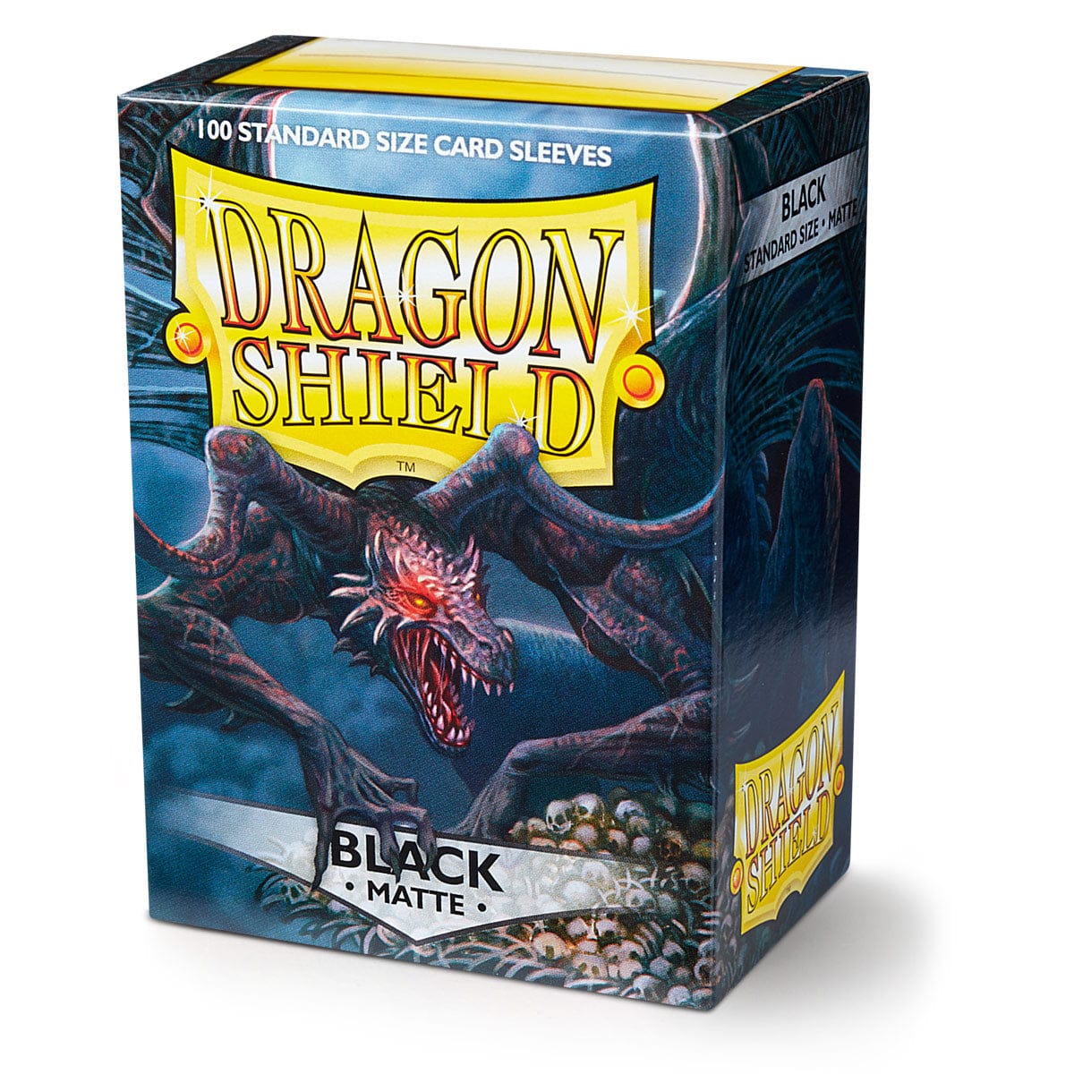 Card Sleeves Dragon Shield Standard Sleeves - Matte Black (100 Sleeves) 5706569110024