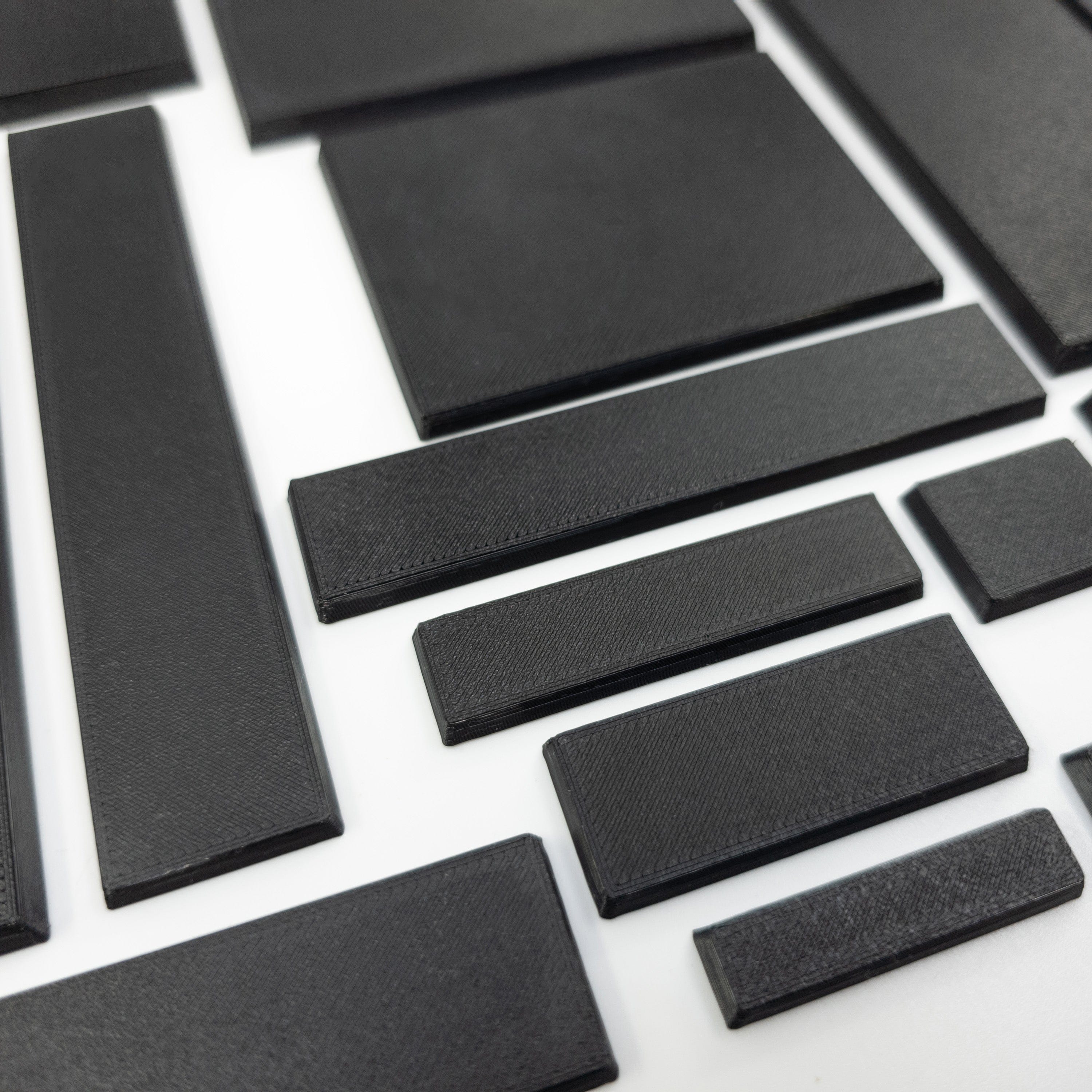 Base Rectangle Bases Range Sizes - 125x50mm to 200x175mm Large Sizes 3d Print Full Range Tabletop Games