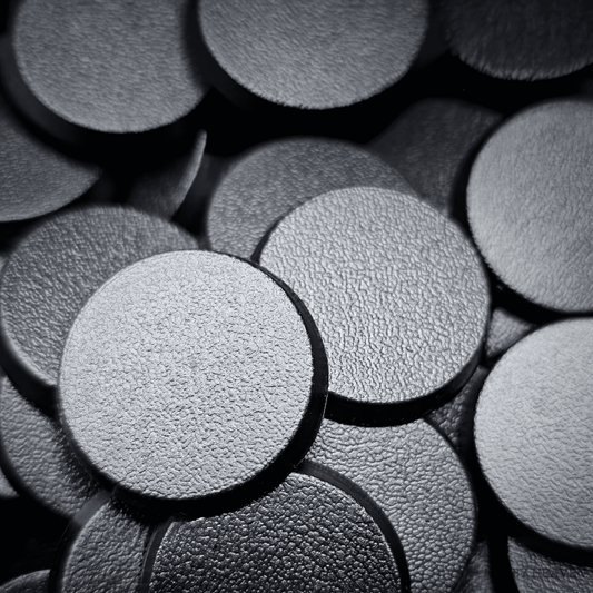 Base 25mm Round Plain Plastic Bases