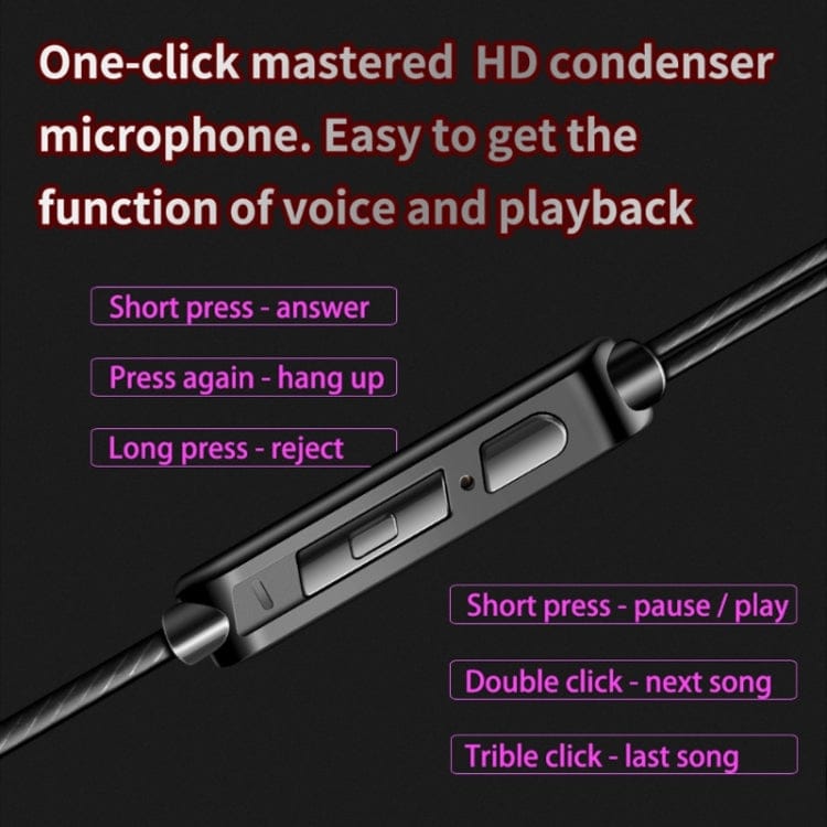 Apple Accessories QKZ AK6 3.5mm In-Ear Wired Subwoofer Sports Earphone, Cable Length: About 1.2m, 1 PCS, 1 Pair