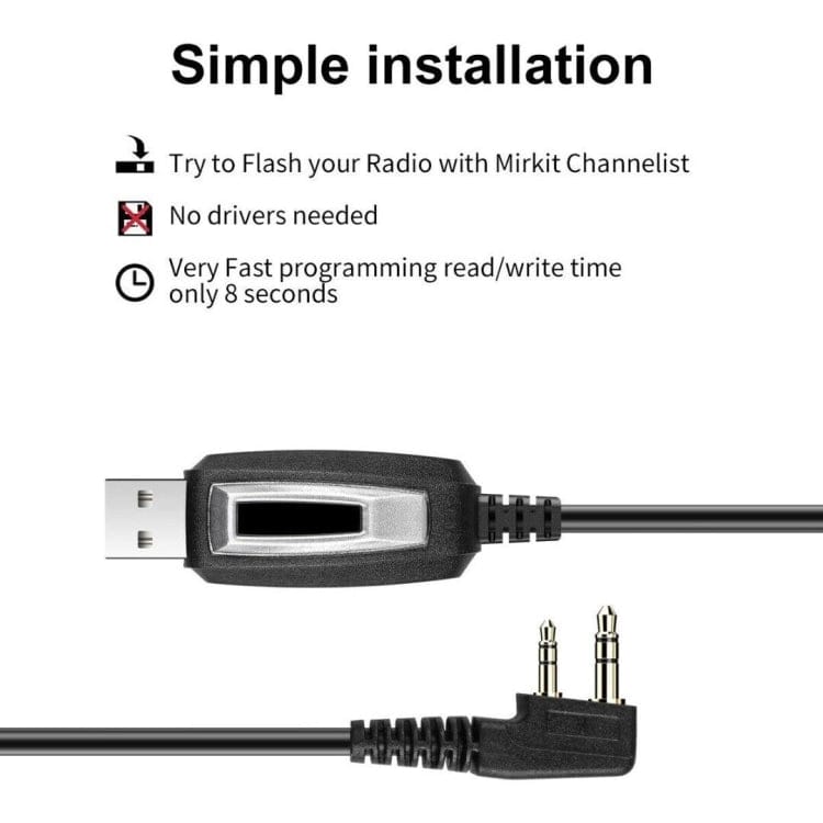 Consumer Electronics J9110P RETEVIS J9110P Dedicated USB Programming Cable for RT3S Series EDA0014386 / EDA0014407, J9110P