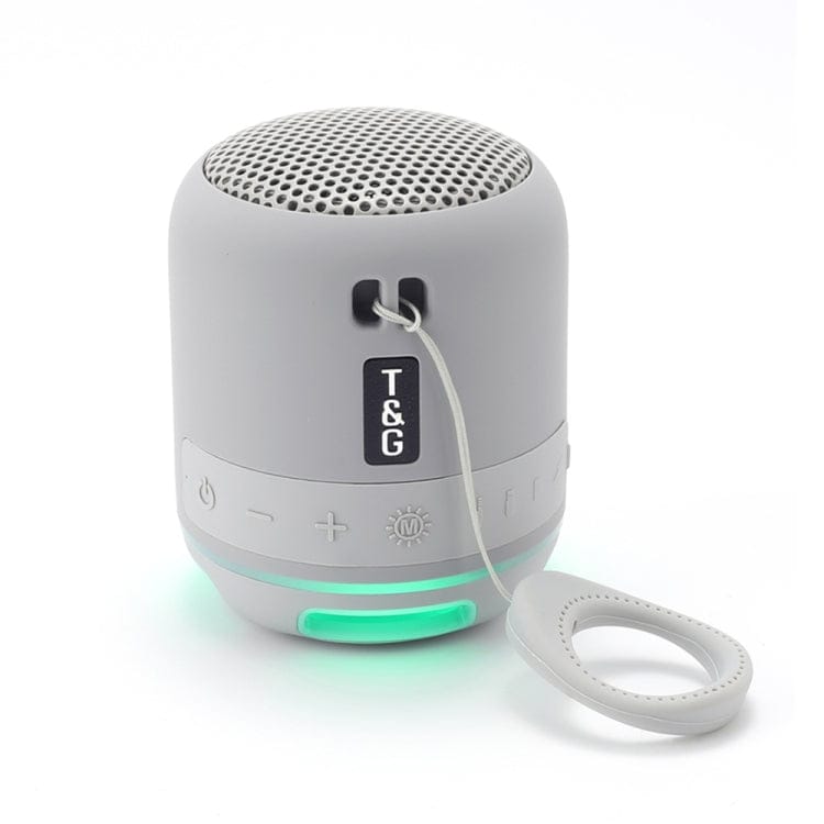 T&G TG294 TWS LED Mini Portable Wireless Stereo Sound Outdoor Speaker(Grey)