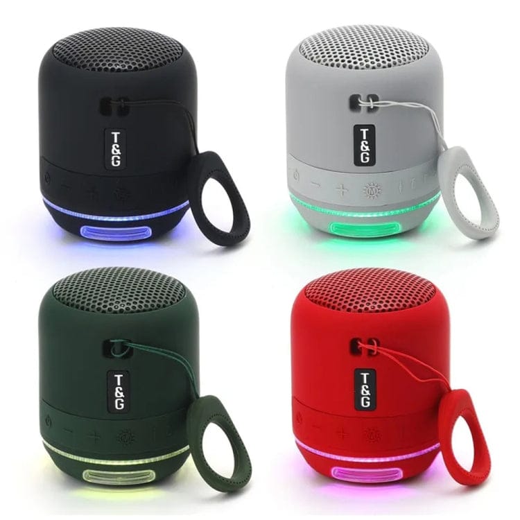 T&G TG294 TWS LED Mini Portable Wireless Stereo Sound Outdoor Speaker(Grey)
