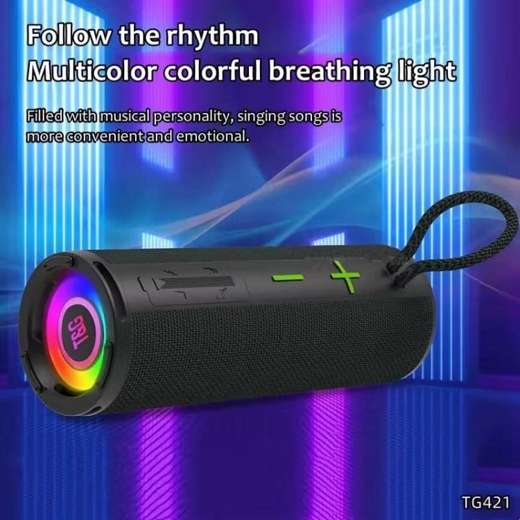 T&G TG-421 RGB BT Outdoor Waterproof Speakers(Purple)