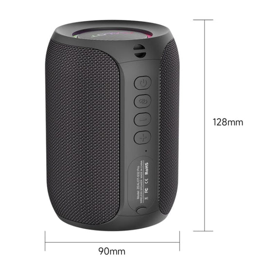Zealot S32 Pro 15W High Power Bluetooth Speaker with Colorful Light(Grey)