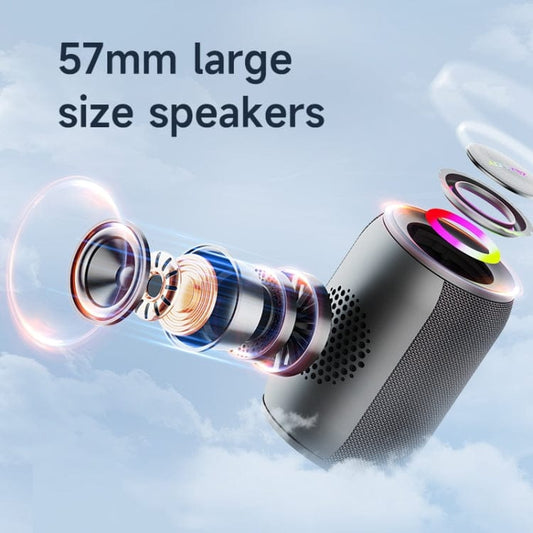 Zealot S32 Pro 15W High Power Bluetooth Speaker with Colorful Light(Grey)