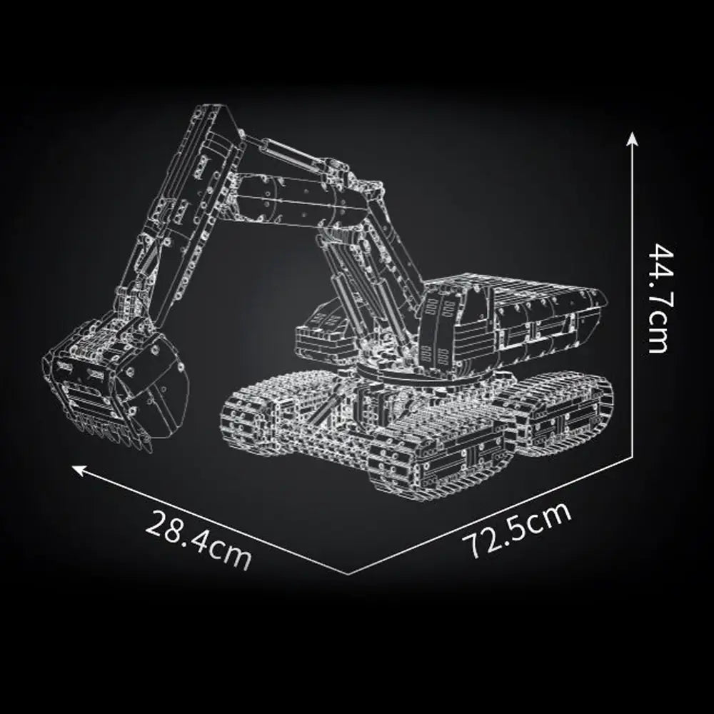 Mould King All Terrain Sci-Fi Excavator 17079 6972316266675