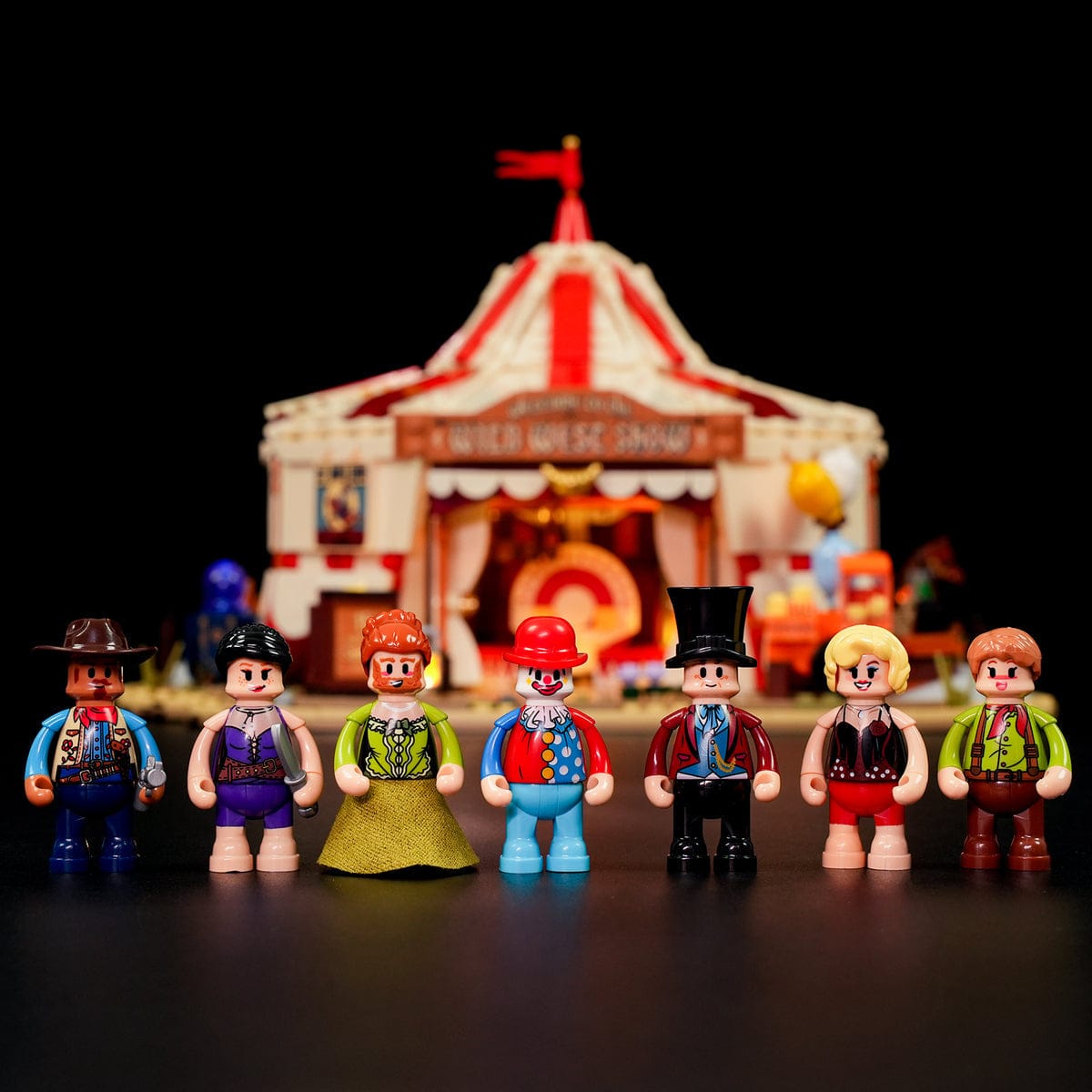 LUMIBRICKS - FUNWHOLE Western Travelling Circus L9079 X004O1AMNH