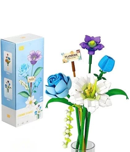 LOZ Eternal Flowers Blue Rose Bouquet 4602 6932691946029
