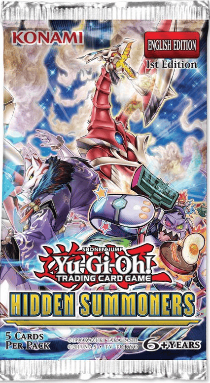 Yugioh Sealed Yu-Gi-Oh Hidden Summoners Booster Pack 4012927644928