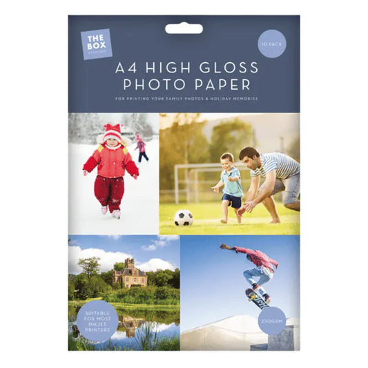 A4 high gloss photo paper - 10 pack 5056170303392