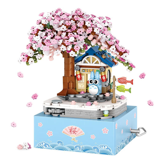 LOZ Cherry Blossom Sakura/Bonsai Music Box 1221 6932691912215