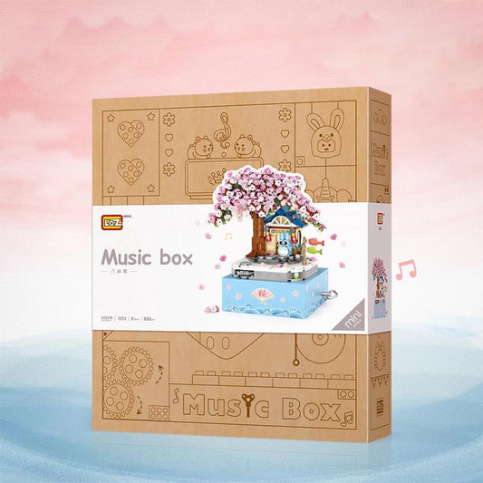 LOZ Cherry Blossom Sakura/Bonsai Music Box 1221 6932691912215
