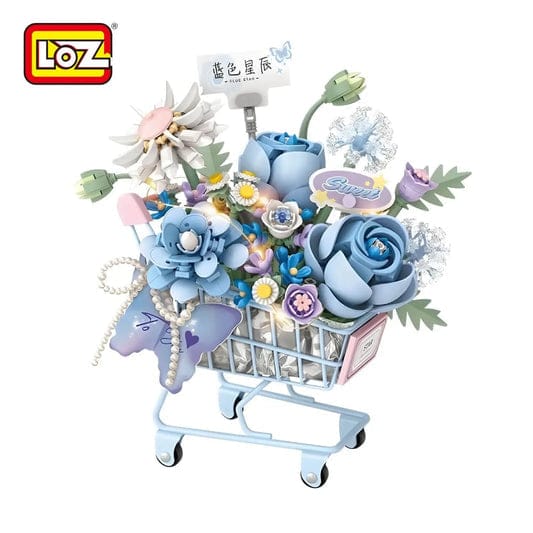 LOZ Blue Flower Trolley 4127 6932691941277