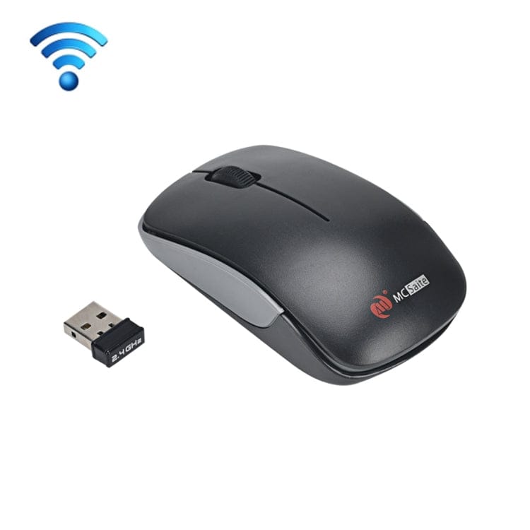 Computer & Networking Black MC Saite MC-367 2.4GHz Wireless Mouse with USB Receiver for Computer PC Laptop
