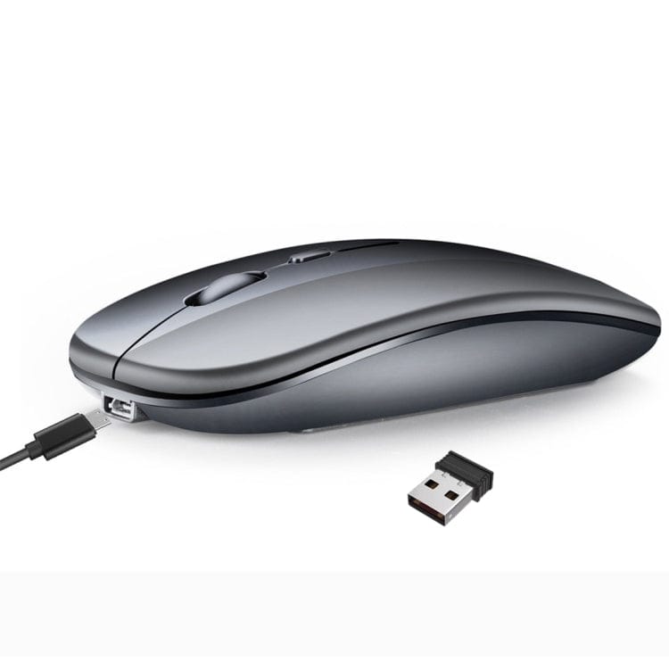 Computer & Networking HXSJ M90 2.4GHz Ultrathin Mute Rechargeable Dual Mode Wireless Bluetooth Notebook PC Mouse