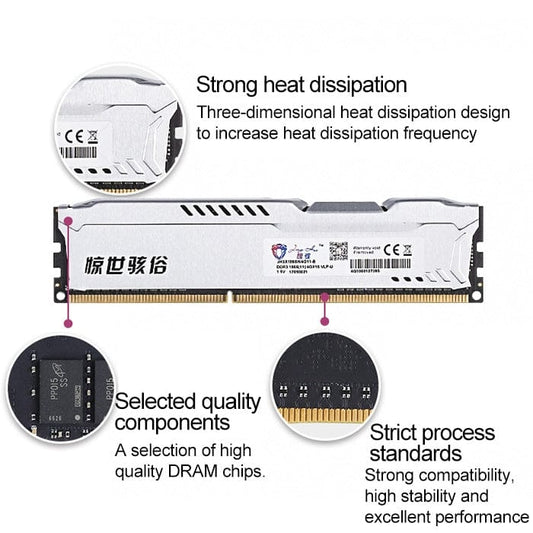 Computer & Networking JingHai 1.25V DDR4 2400MHz 4GB Memory RAM Module for Desktop PC